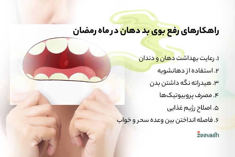 رفع بوی بد دهان در روزه داری